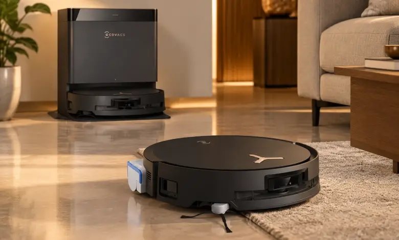 جارو رباتیک اکووکس مدل ECOVACS DEEBOT T80 OMNI